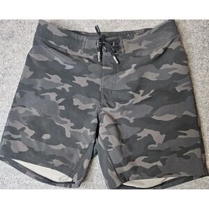 Municipal Sport utility Gear Men's Camouflage 8" Inseam Shorts Size Medium Gray